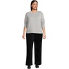Women’s Tencel™ Fiber High Rise Wide Leg Pants(Black)