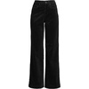 Women’s Tencel™ Fiber High Rise Wide Leg Pants(Black)