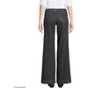 Women’s Tencel™ Fiber High Rise Wide Leg Pants(Black Stone Wash)