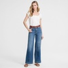 Women’s Tencel™ Fiber High Rise Wide Leg Pants(Indigo Tide Blue)