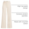 Women’s Tencel™ Fiber High Rise Wide Leg Pants(Natural)