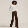 Women’s Tencel™ Fiber High Rise Wide Leg Pants(Rich Coffee)
