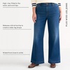 Women’s Tencel™ Fiber High Rise Wide Leg Pants(Royal Indigo)