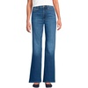 Lands’ End Women’s High Rise Flare Jeans(Indigo Tide Blue)