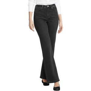 Women’s Tencel™ Fiber High Rise Wide Leg Pants(Black Stone Wash)