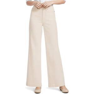 Women’s Tencel™ Fiber High Rise Wide Leg Pants(Natural)