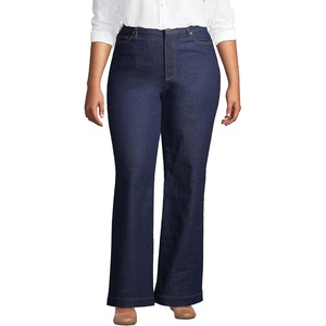 Women’s Tencel™ Fiber High Rise Wide Leg Pants(River Rinse)