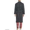 Lands’ End Men’s Calf Length Terry Robe(Charcoal)
