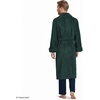 Lands’ End Men’s Calf Length Terry Robe(Dark Pine Green)