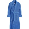 Lands’ End Men’s Calf Length Terry Robe(Muted Cobalt Blues)
