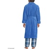 Lands’ End Men’s Calf Length Terry Robe(Muted Cobalt Blues)