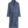 Lands’ End Men’s Calf Length Terry Robe(Nightfall Blues)