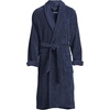Lands’ End Men’s Calf Length Terry Robe(Radiant Navy)