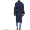 Lands’ End Men’s Calf Length Terry Robe(Radiant Navy)