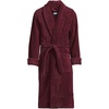 Lands’ End Men’s Calf Length Terry Robe(Rich Burgundy)
