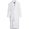 Lands’ End Men’s Calf Length Terry Robe(White)