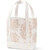 Lands’ End Open Canvas Tote(Champagne/Natural Paisley)
