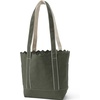 Lands’ End Open Canvas Tote(Dark Olive Green)