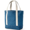 Lands’ End Open Canvas Tote(Denim Blue)