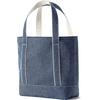 Lands’ End Open Canvas Tote(Medium Wash Denim)