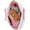Lands’ End Open Canvas Tote(Natural/Fresh Pink)