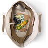 Lands’ End Open Canvas Tote(Natural/Rich Camel)