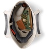 Lands’ End Open Canvas Tote(Natural/Silver Graphite)