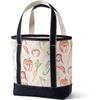 Lands’ End Open Canvas Tote(Vegetable Multi/Natural)