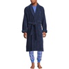 Lands’ End Men’s Calf Length Terry Robe(Radiant Navy)