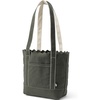 Lands’ End Open Canvas Tote(Dark Olive Green)