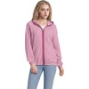 Lands’ End Women’s Anyweather RainDefense Fleece Full Zip Jacket(Mauve Orchid)