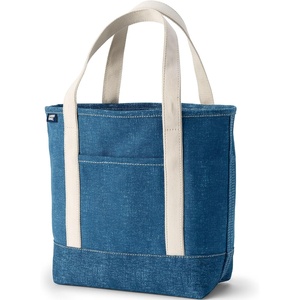Lands’ End Open Canvas Tote(Denim Blue)