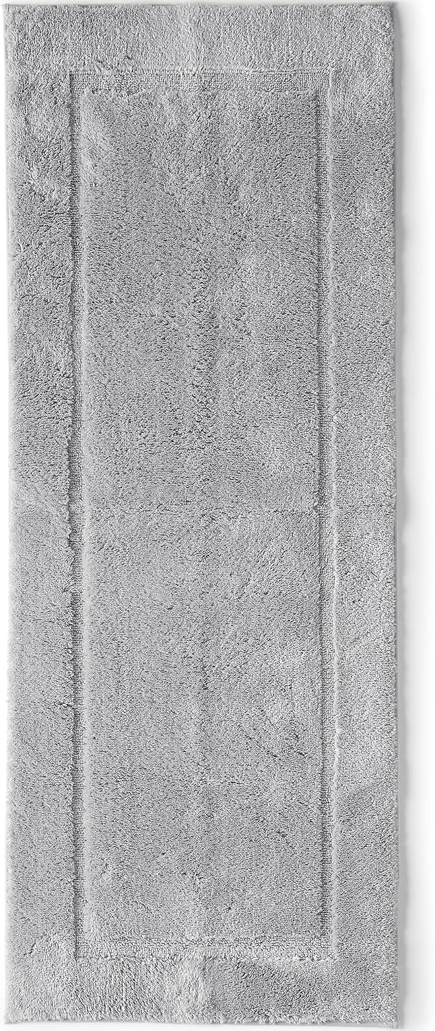 image:imageLands End Cotton NonSkid Small Bath Rug 16x23 16 x 23 ToastUltimate Gray