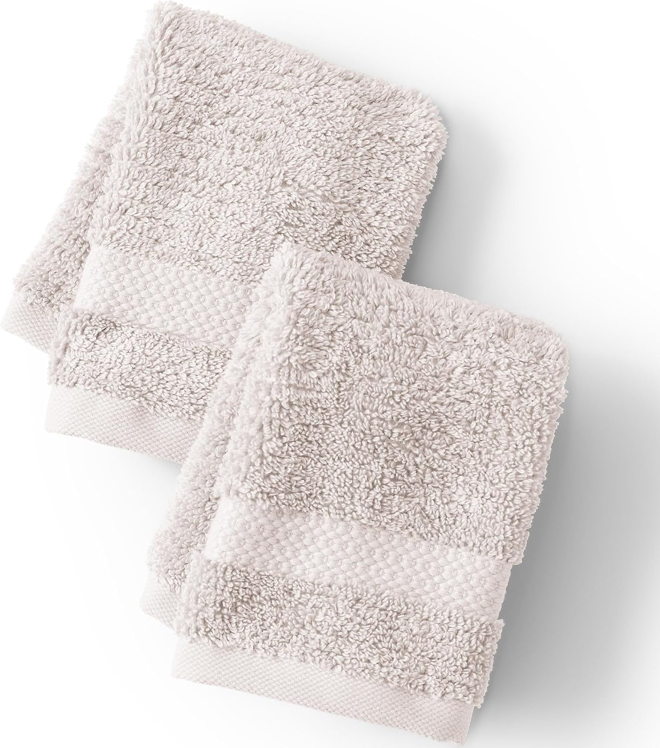 image:imageLands End Organic Cotton 6Piece Towel Set Towel Set 6 Piece Ivory LatteIvory Latte