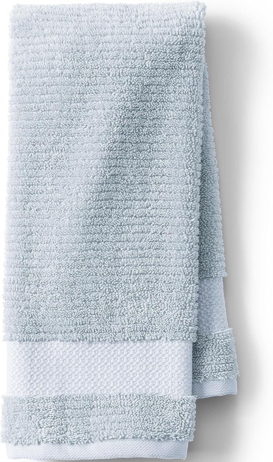 image:imageLands End Organic Cotton 6Piece Towel Set Towel Set 6 Piece Ivory LatteSky Fog