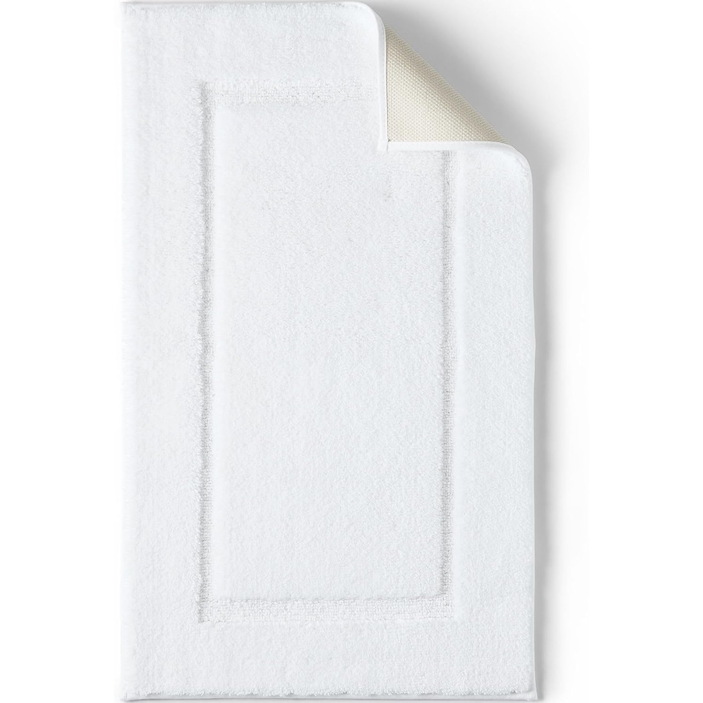 image:imageLands End Cotton NonSkid Small Bath Rug 16x23 16 x 23 ToastWhite