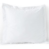 400 Thread Count Premium Supima Cotton No Iron Sateen Embroidered Pillow Sham Std Dusk Indigo Sky Dots(White Dots)