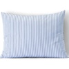 700 Thread Count Sateen Cotton No Iron Bed Pillow Sham Standard Radiant Navy Dot Blooms(Radiant Navy Dot Blooms)