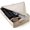 Canvas Under Bed Storage Organizer One Size Natural/Cafe Au Lait(Natural/Cafe Au Lait)