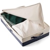 Canvas Under Bed Storage Organizer One Size Natural/Cafe Au Lait(Natural/Radiant Navy)