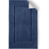 Lands’ End Cotton Non-Skid Small Bath Rug 16×23 16″ x 23″ Toast(Deep Sea Navy)