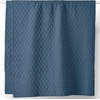Lands’ End Embroidered Diamond Double Voile Sham Standard Antique Navy(Bering Sea Blue)