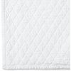 Lands’ End Embroidered Diamond Double Voile Sham Standard Antique Navy(White)