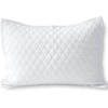 Lands’ End Embroidered Diamond Double Voile Sham Standard Antique Navy(White)