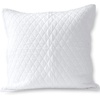 Lands’ End Embroidered Diamond Double Voile Sham Standard Antique Navy(White)