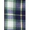 Lands’ End Luxe CashTouch Throw Blanket Regular No Sz Persian Mauve Stripe(Washed Evergreen Plaid)