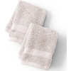 Lands’ End Organic Cotton 6-Piece Towel Set Towel Set, 6 Piece Ivory Latte(Ivory Latte)