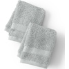 Lands’ End Organic Cotton 6-Piece Towel Set Towel Set, 6 Piece Ivory Latte(Muted Eucalyptus)