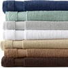 Lands’ End Organic Cotton 6-Piece Towel Set Towel Set, 6 Piece Ivory Latte(White)