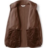 Lands’ End Women’s Cozy Sherpa Full Zip Fleece Jacket(Dark Walnut Brown)